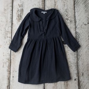 Minouche cotton gause button front dress